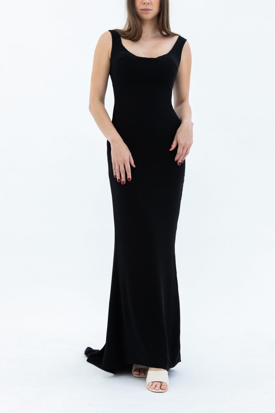 Scoop Slip Dress Evening Dress