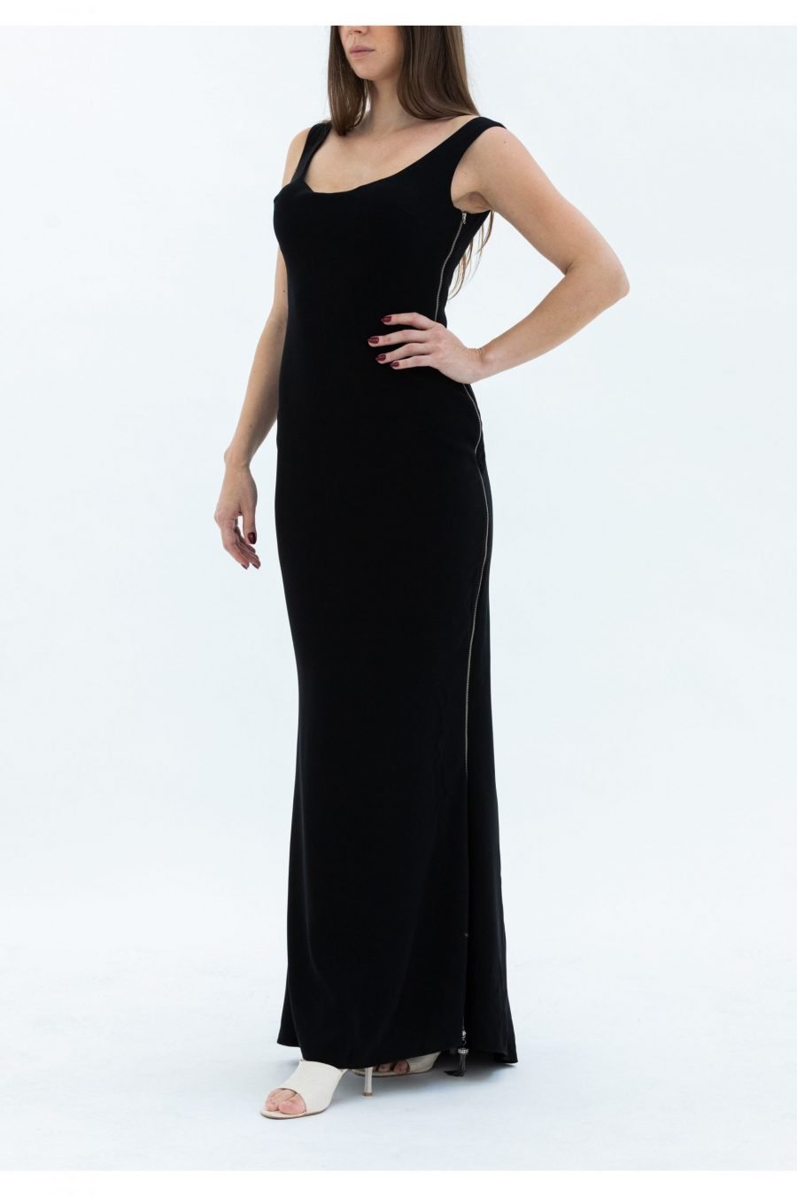 Scoop Slip Dress Evening Dress - Image 2