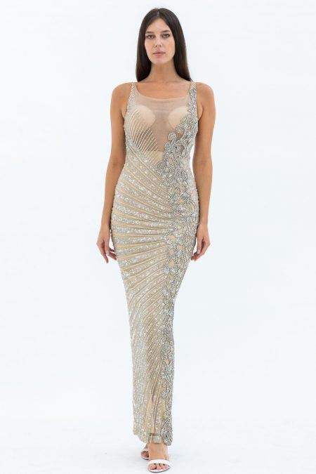 Square Slip Dress  Evening Dress
