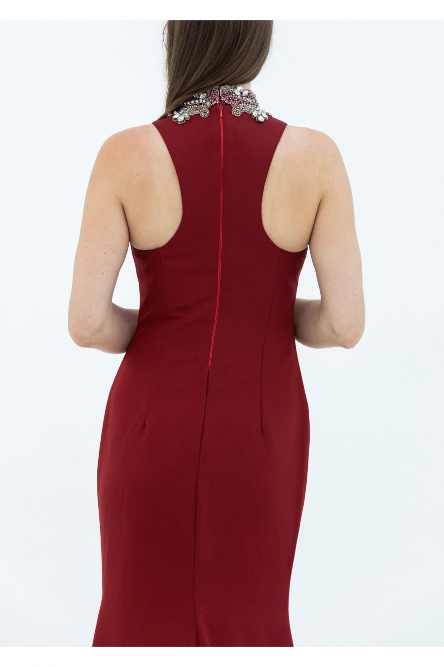 Halter High Knee Evening Dress - Image 5