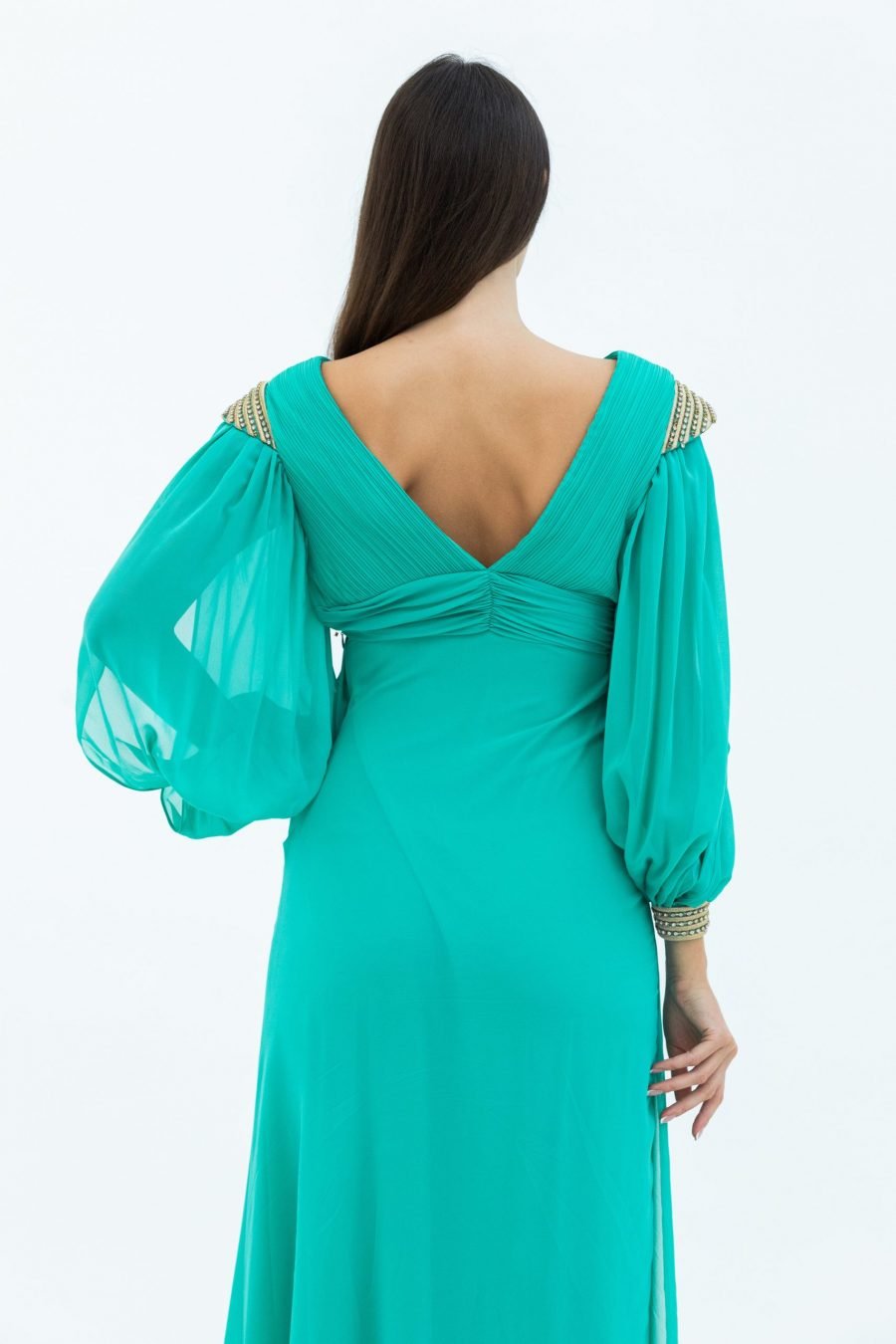 Queen Anne Column Evening Dress - Image 4