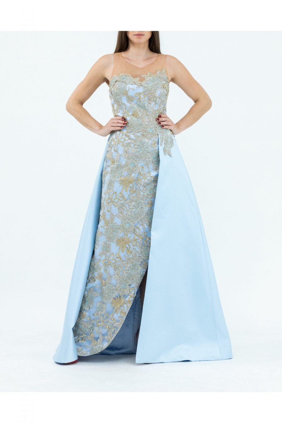 Illusion Princess Evening Dress