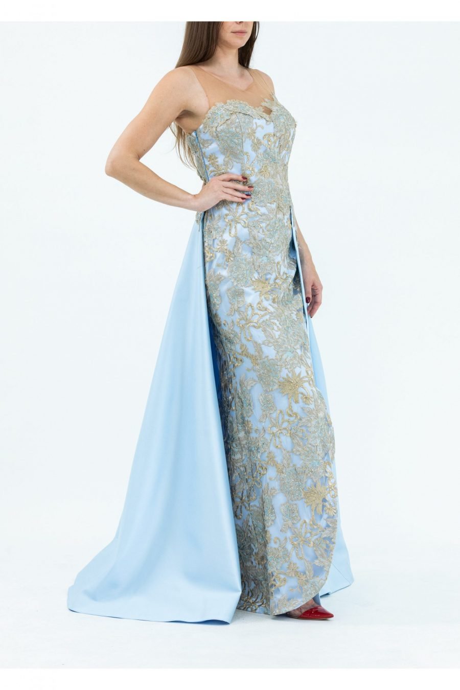 Illusion Princess Evening Dress - Image 2