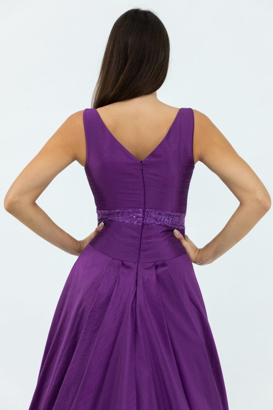 Square A-Line Evening Dress - Image 4
