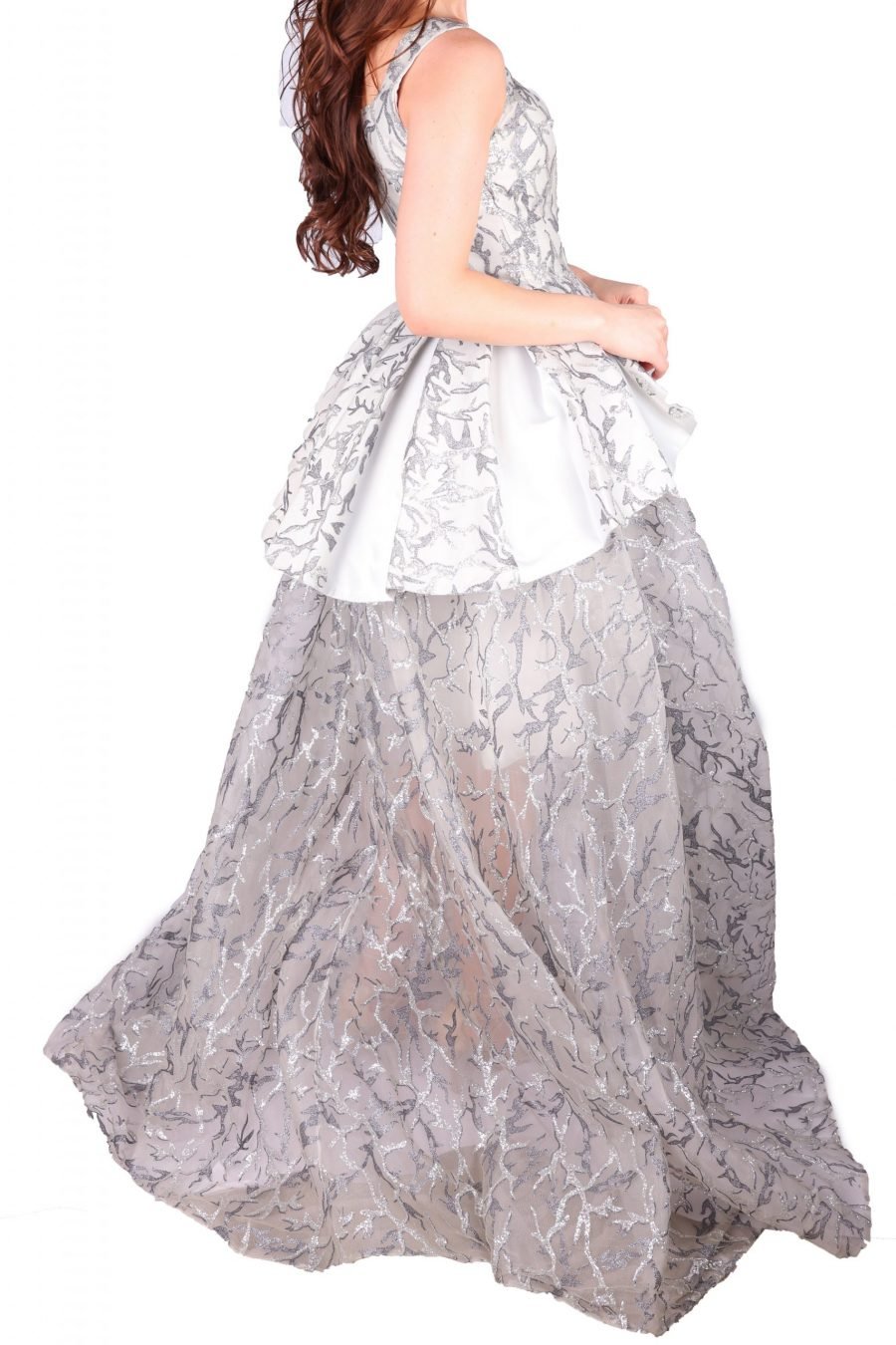 Silver Branches Buff Dress - Image 3