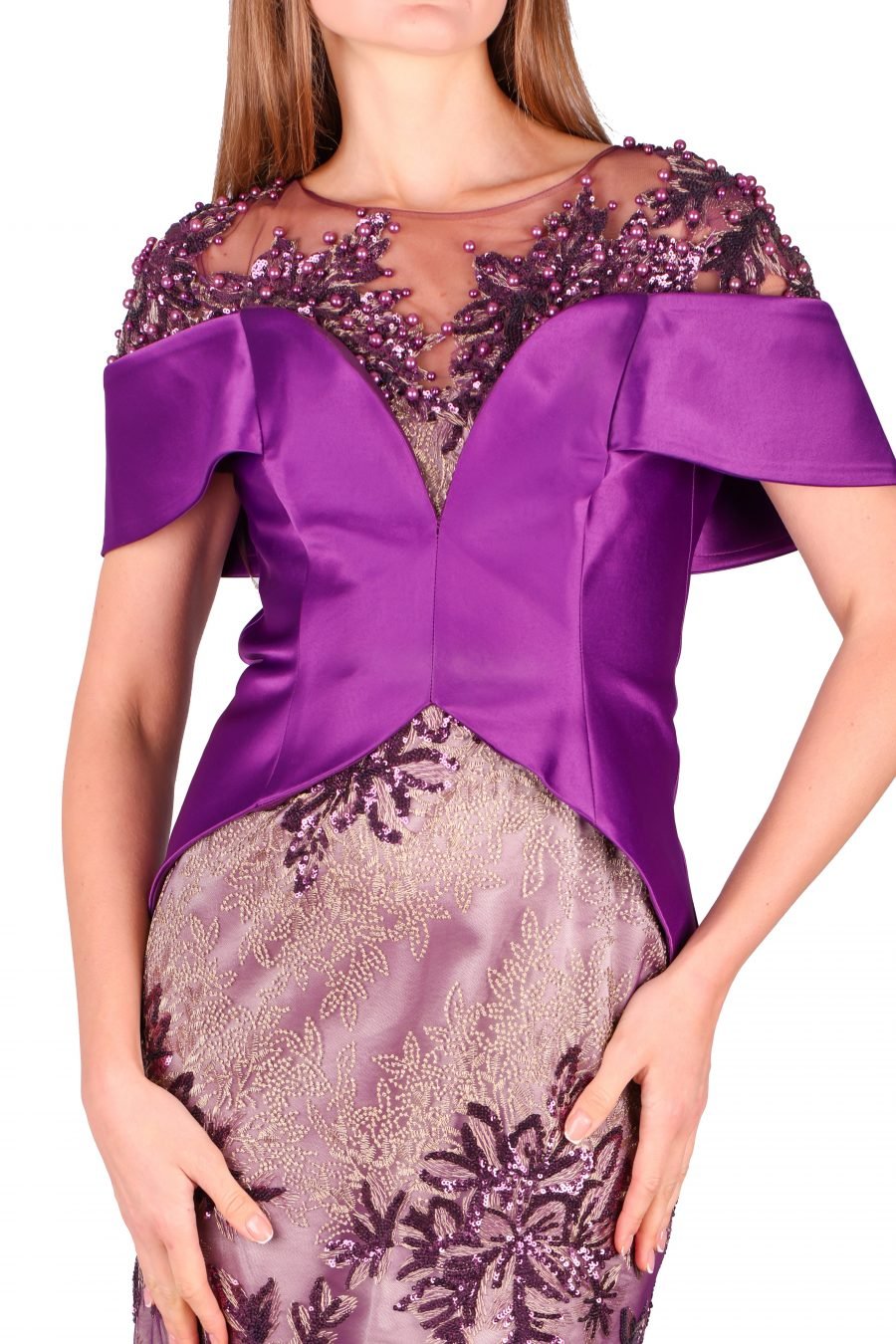 Double Layer Detailed Slip Dress - Image 6