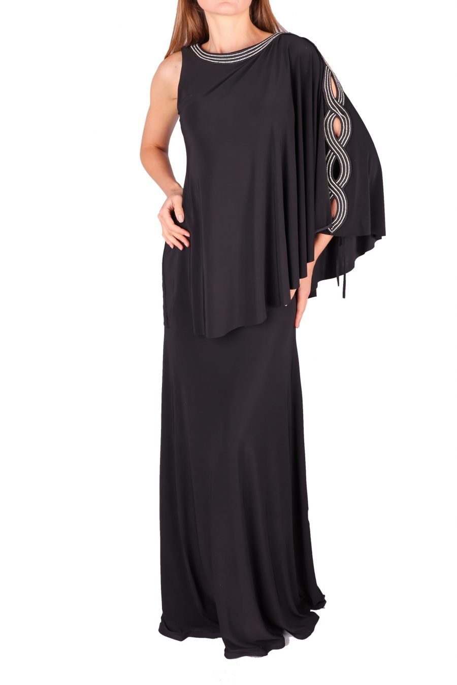 Black Sheath Evening Dress