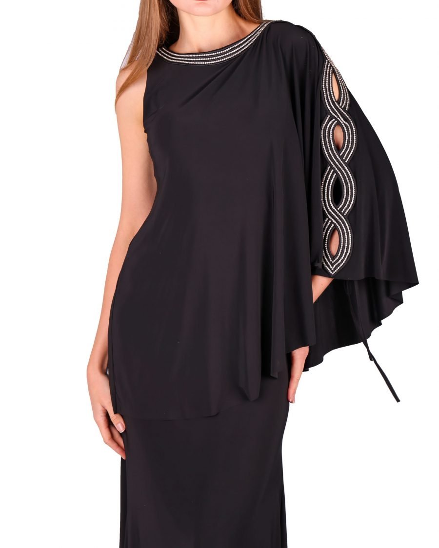Black Sheath Evening Dress - Image 2