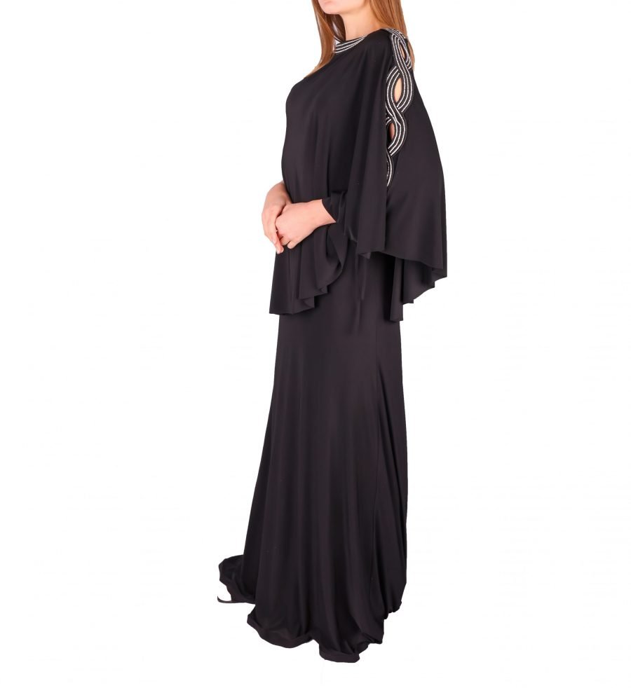 Black Sheath Evening Dress - Image 3
