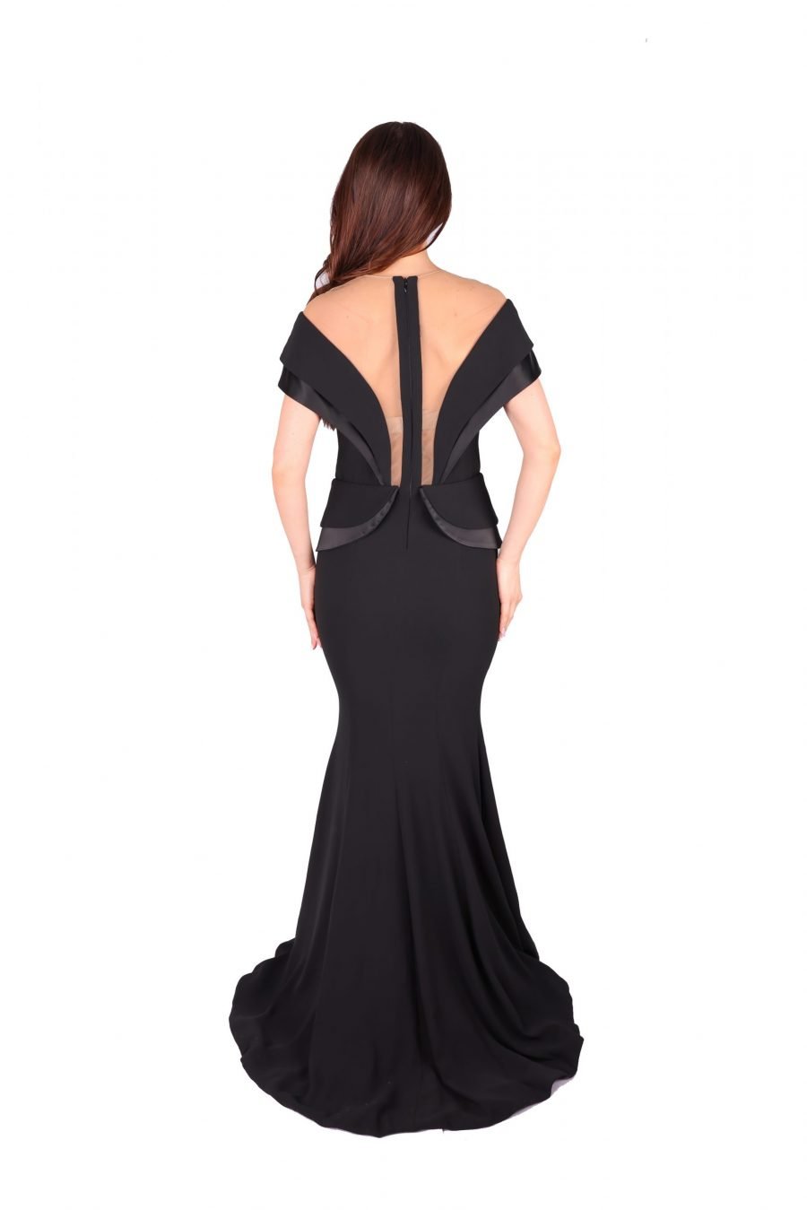 Mermaid plungeing Simple Evening Dress - Image 4