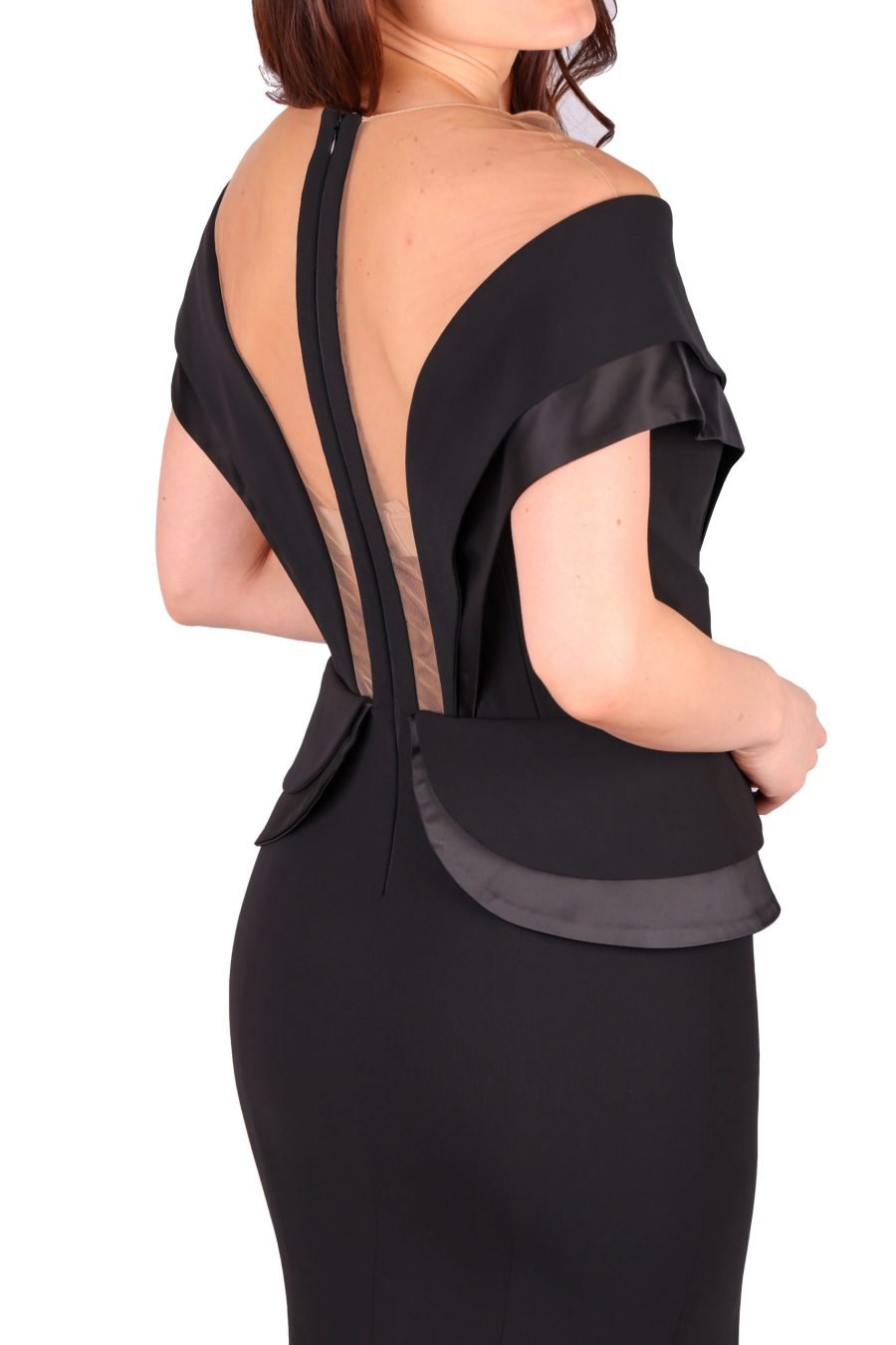 Mermaid plungeing Simple Evening Dress - Image 3