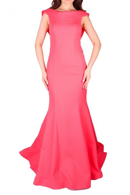 Mermaid Crepe Gown Dress
