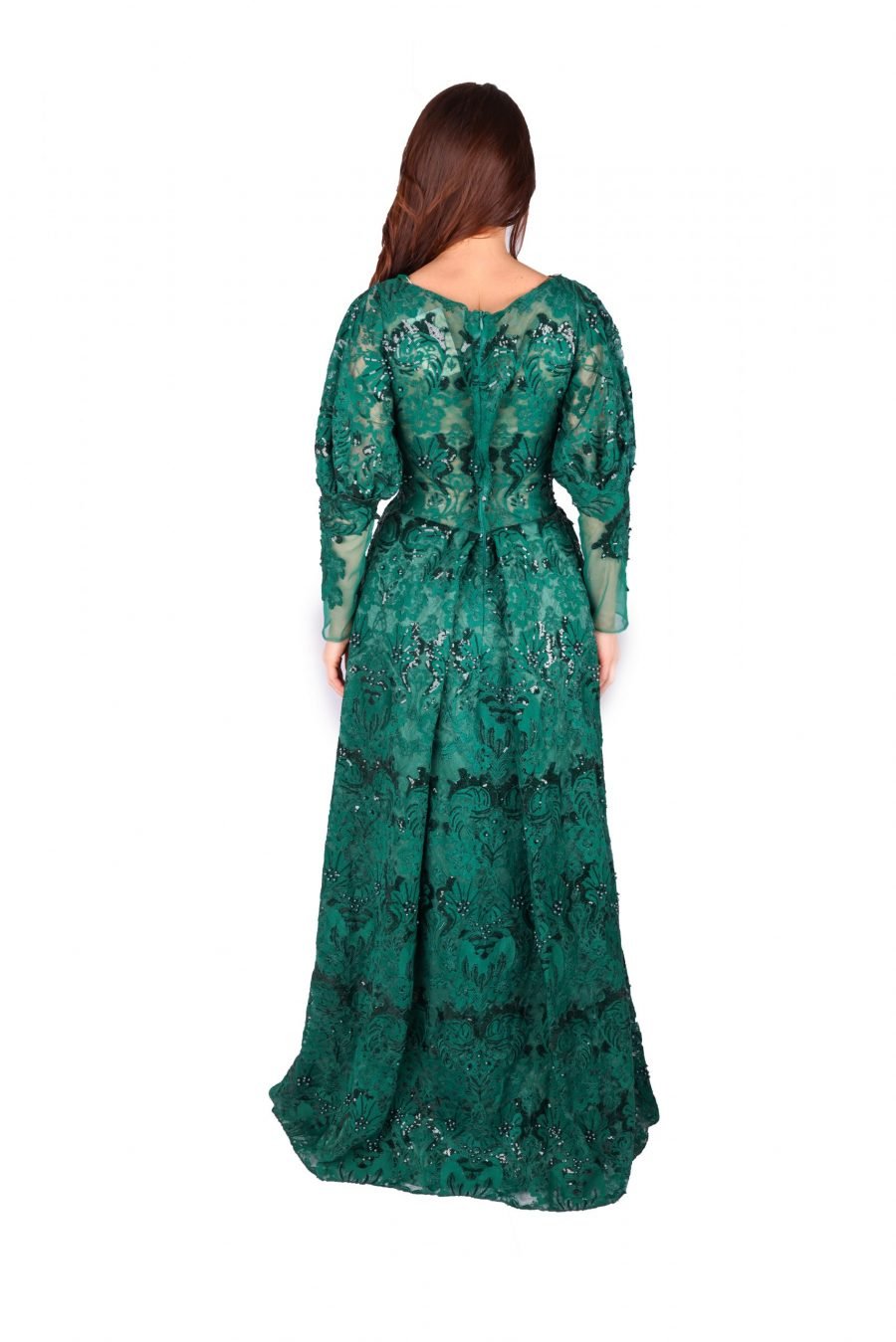 Empire Long Sleeve Gown dress - Image 3
