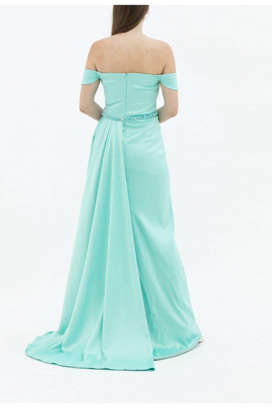 OFF-Shoulder Column Evening Dress - Image 12
