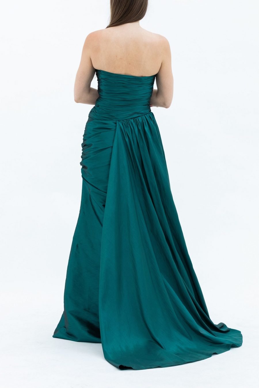 Straight Across High Knee  Evening Dress - Image 12
