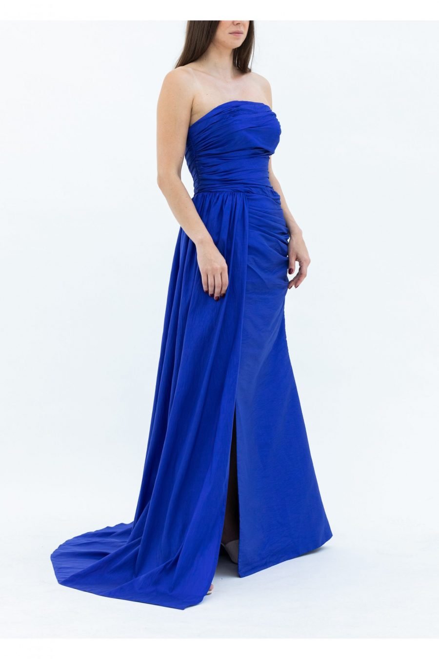 Straight Across High Knee  Evening Dress - Image 2