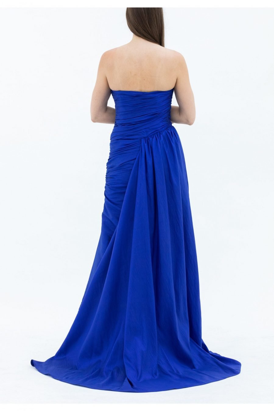Straight Across High Knee  Evening Dress - Image 4