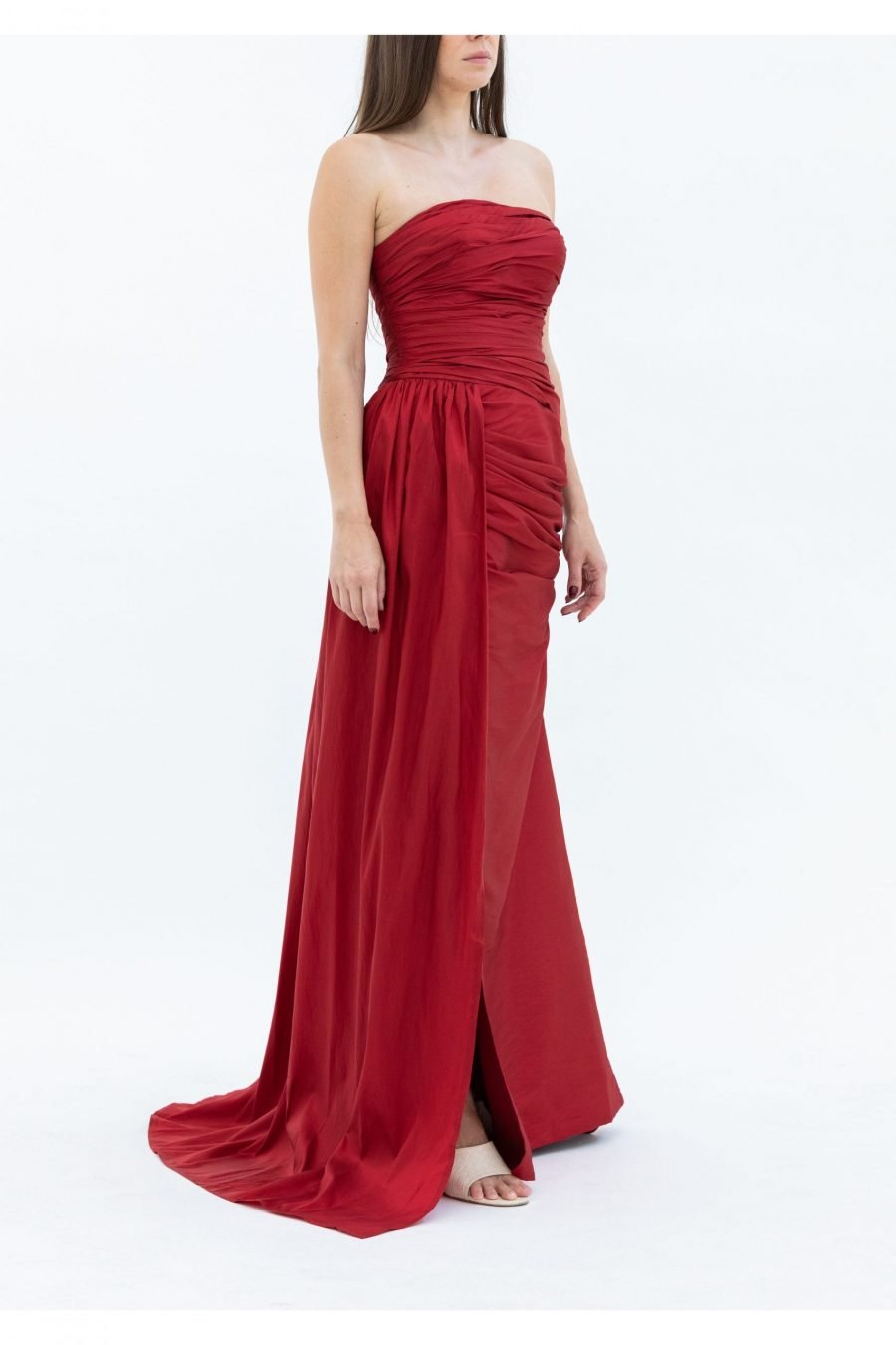 Straight Across High Knee  Evening Dress - Image 6
