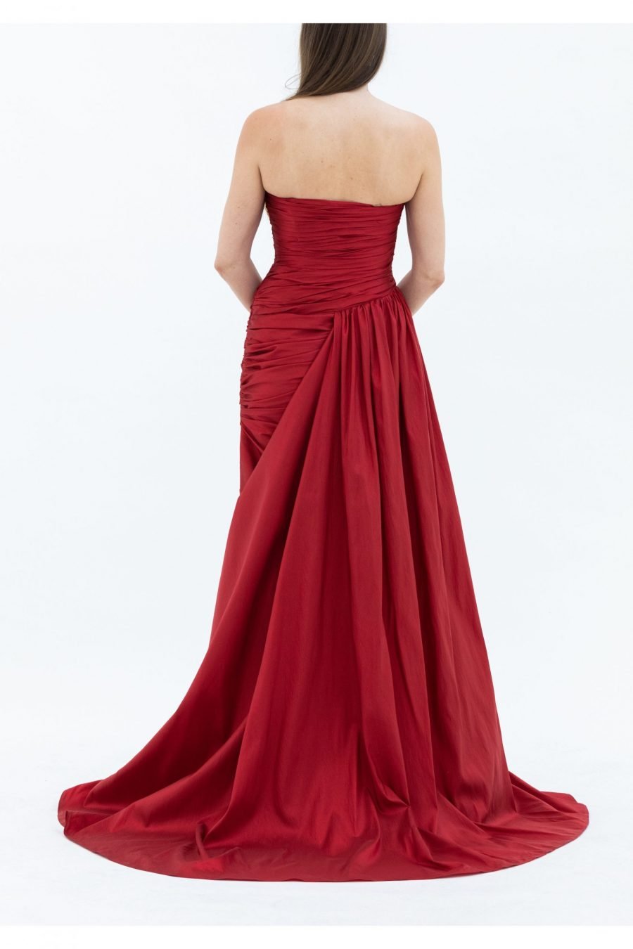 Straight Across High Knee  Evening Dress - Image 8