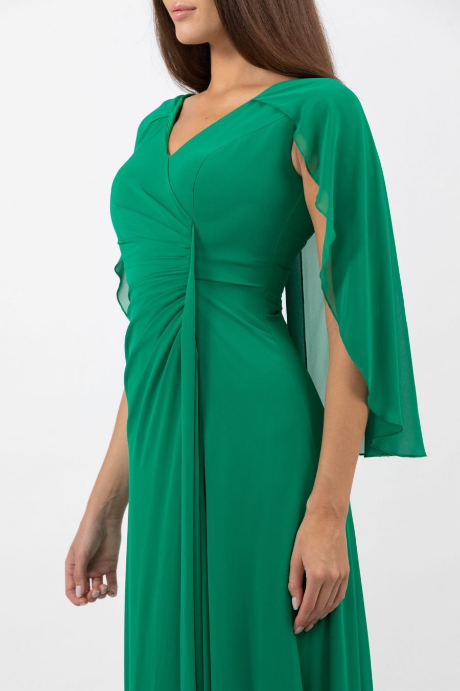 v-neck - Column Evening Dress - Image 7