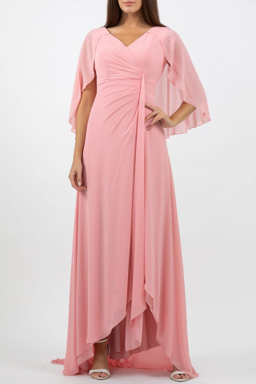 v-neck - Column Evening Dress - Image 17