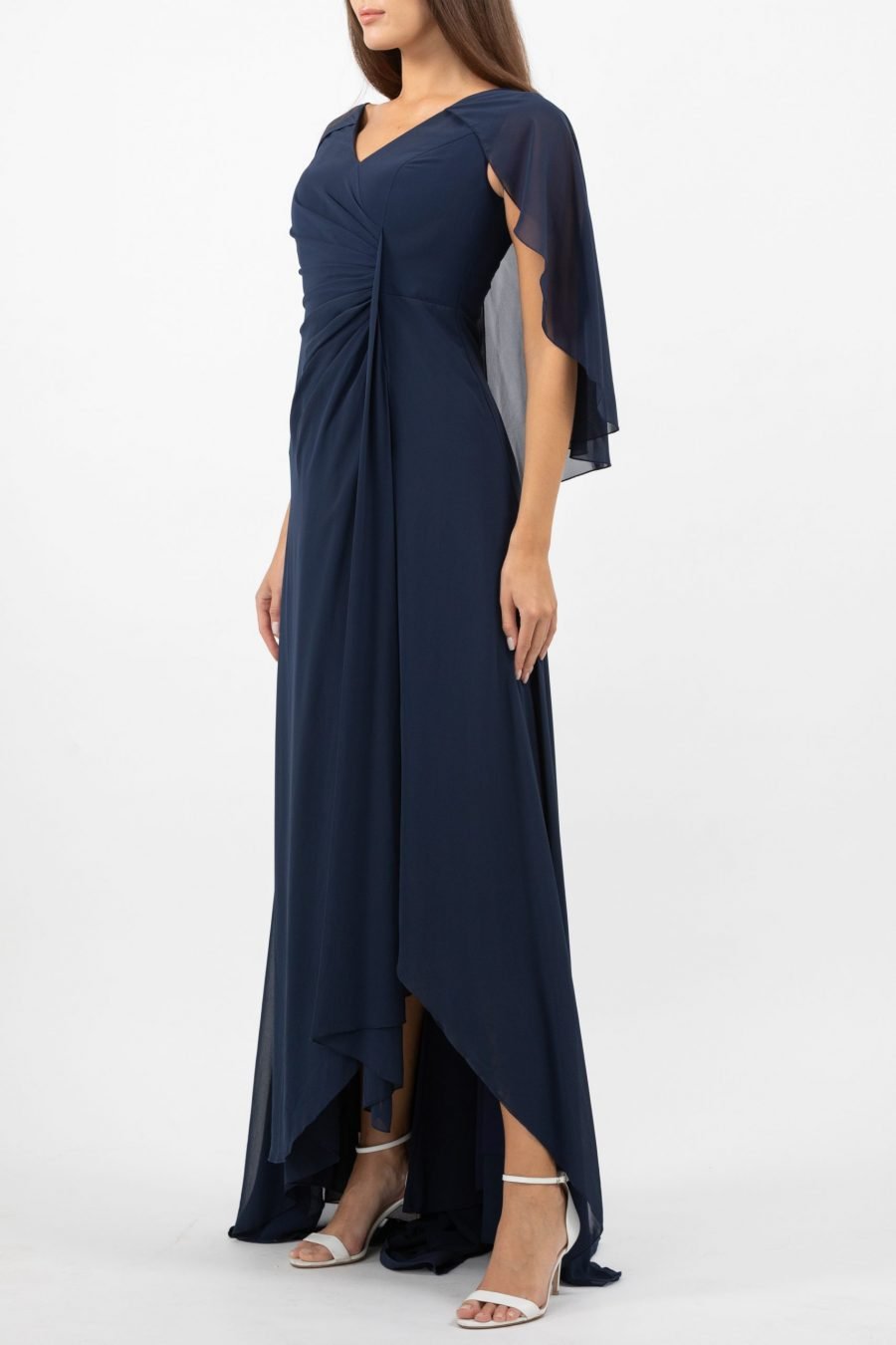 v-neck - Column Evening Dress - Image 10