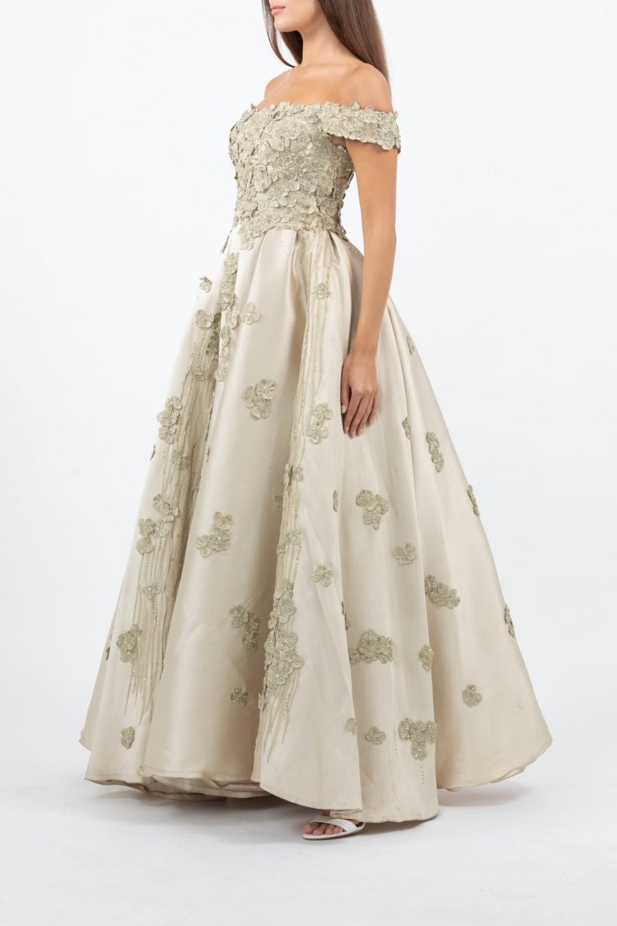 OFF - Shoulder - Princess Evening Dress - Image 3