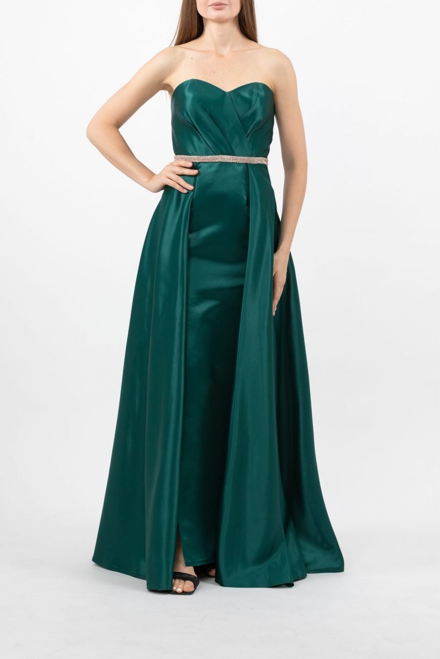 Sweetheart -Column - High Knee Gown dress