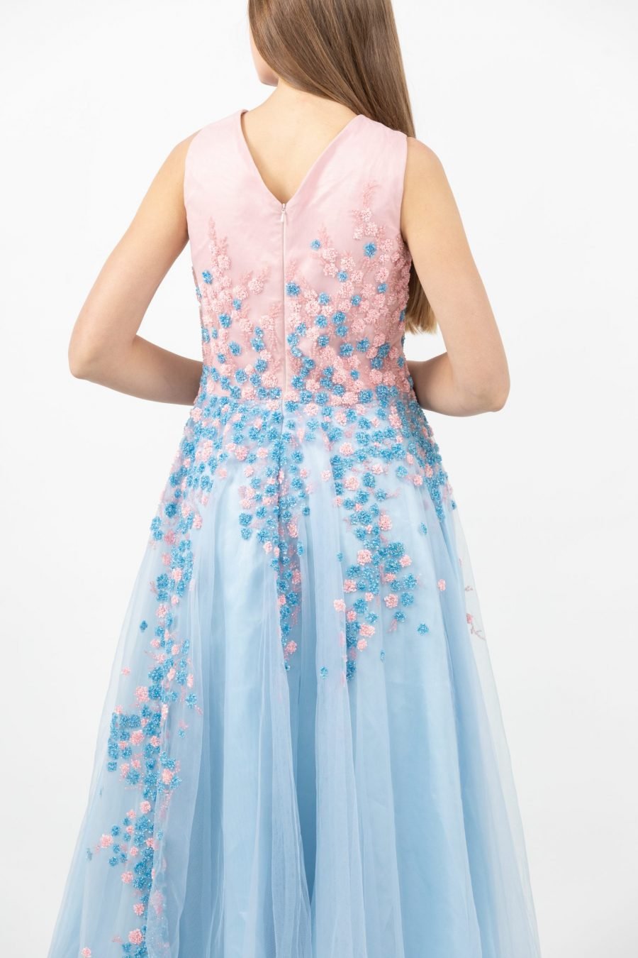 V-Neck Evening Dress - Image 12