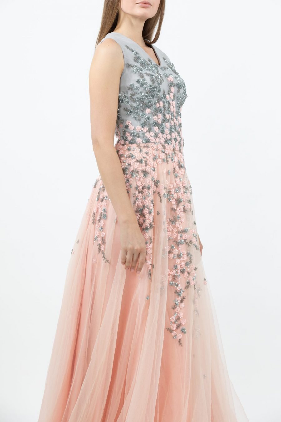 V-Neck Evening Dress - Image 19