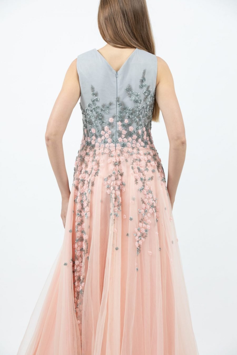 V-Neck Evening Dress - Image 20