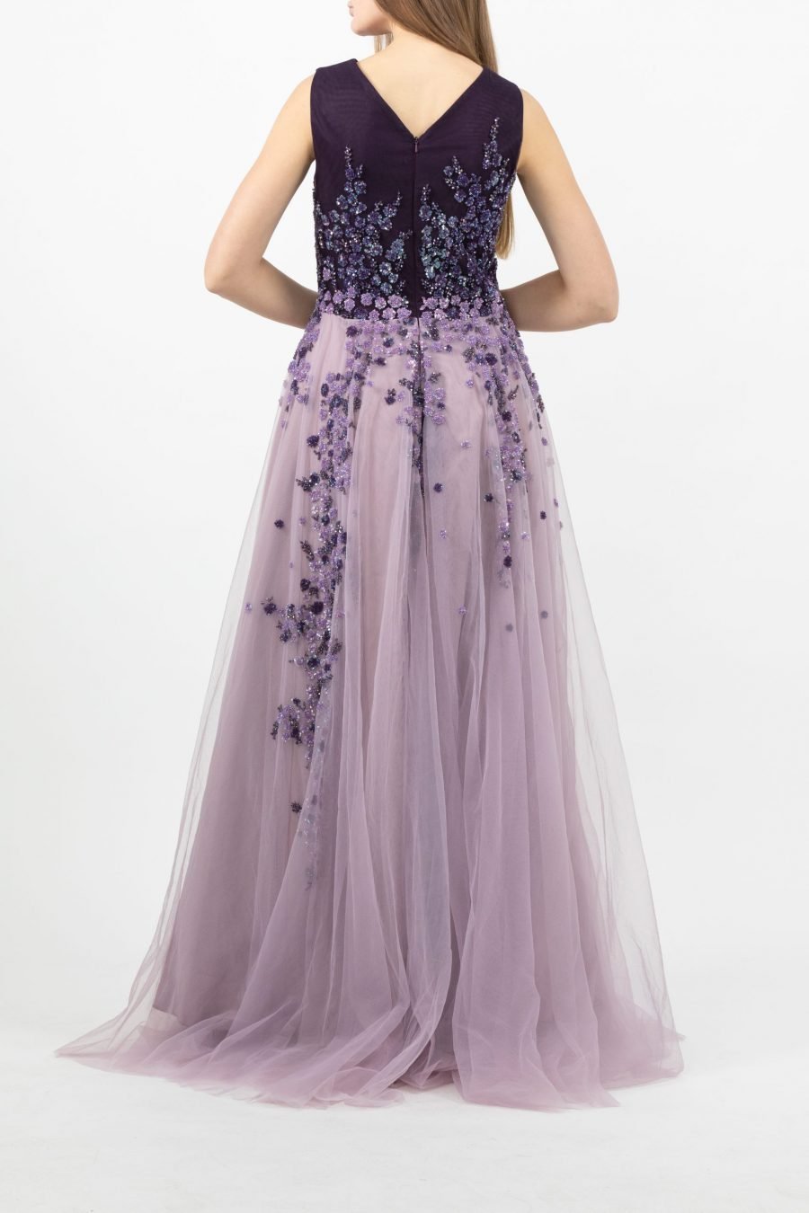 V-Neck Evening Dress - Image 7