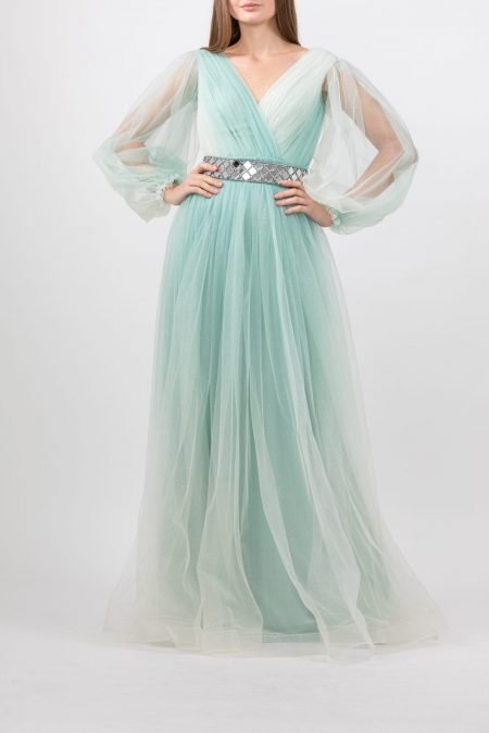V-Neck - Princess Evening Dress