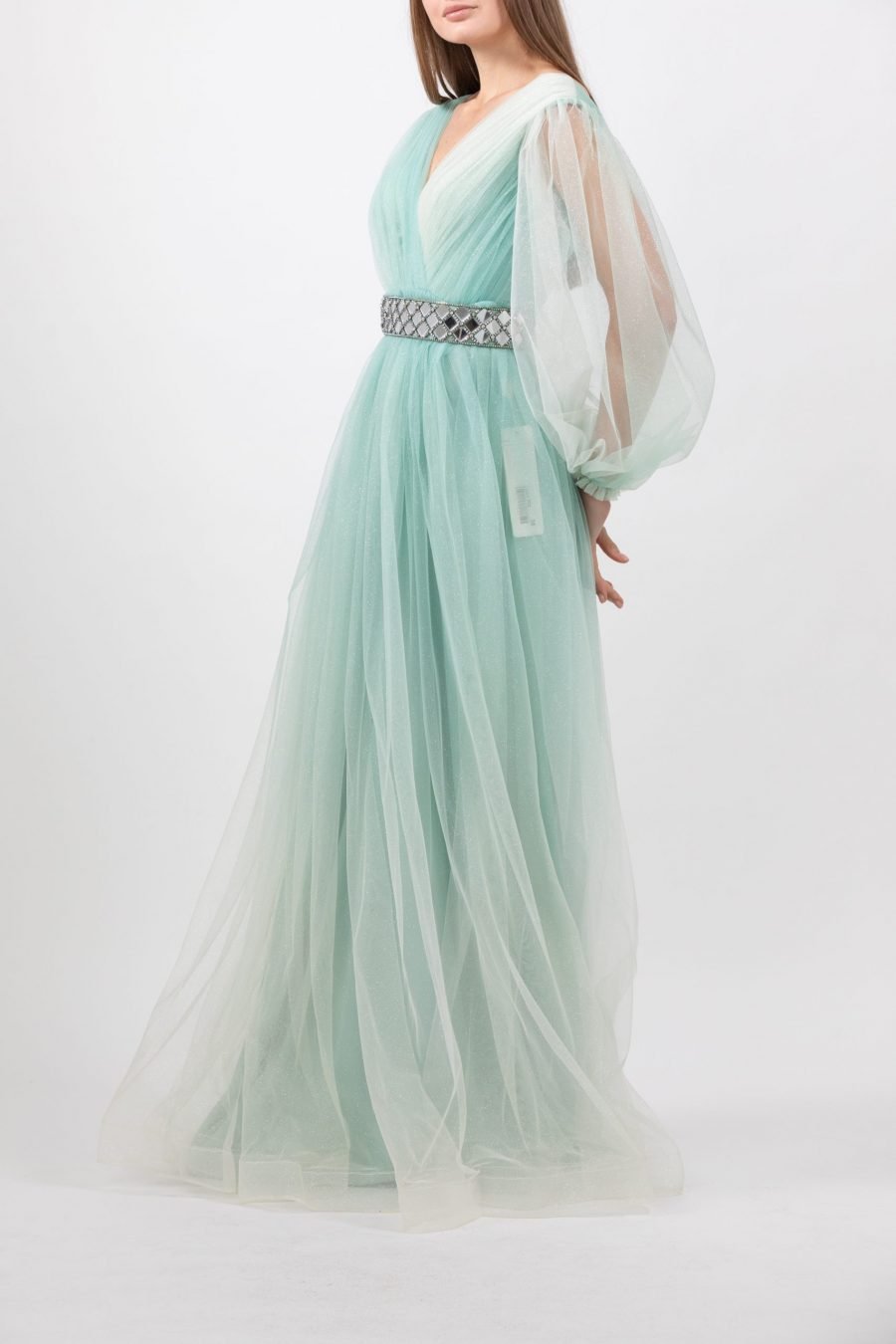 V-Neck - Princess Evening Dress - Image 2