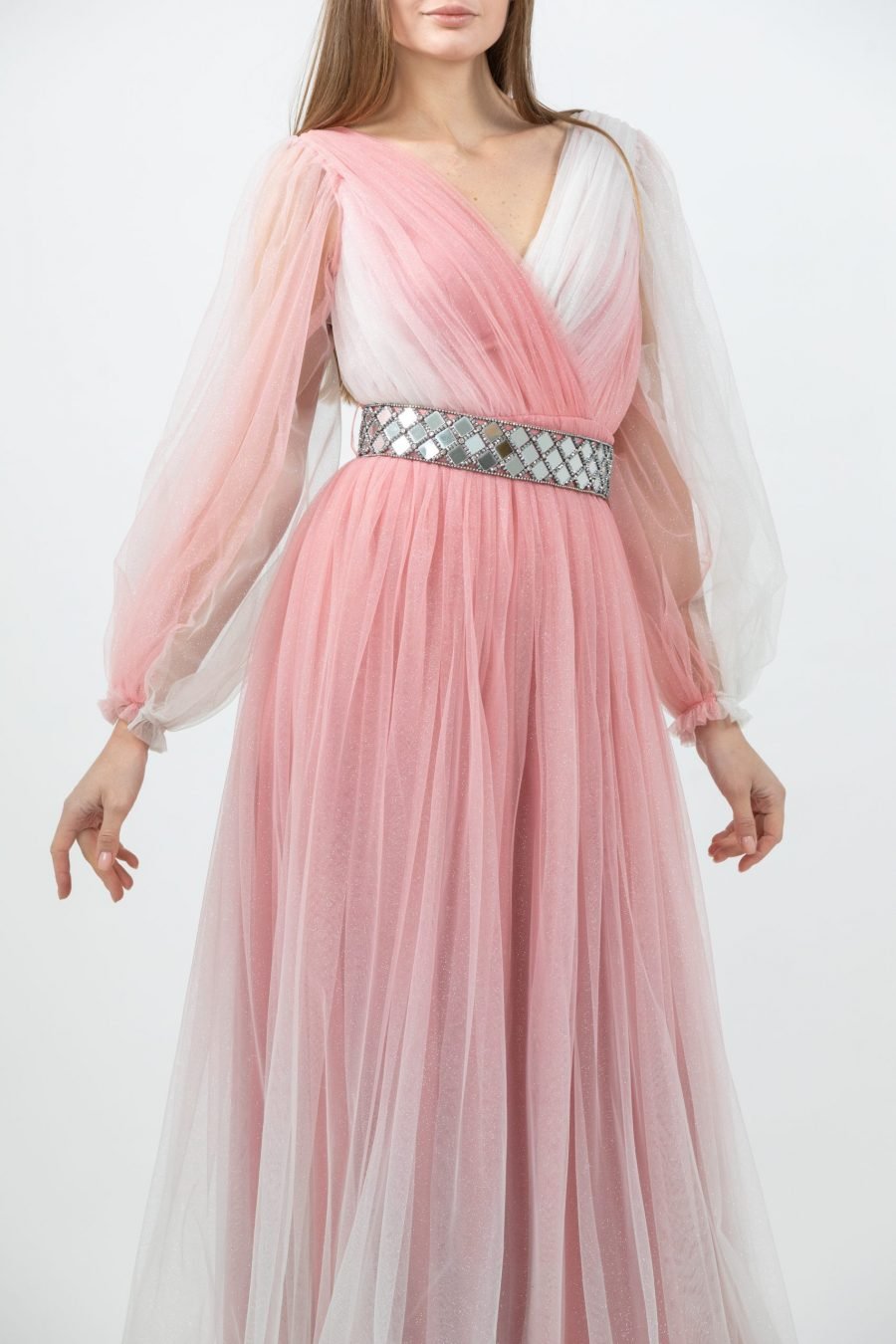 V-Neck - Princess Evening Dress - Image 5