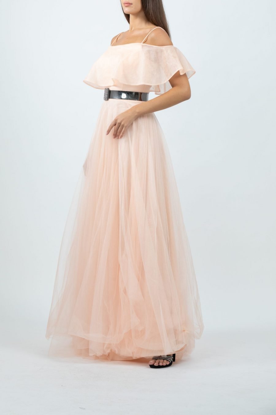 OFF-Shoulder - A-Line Evening Dress - Image 2