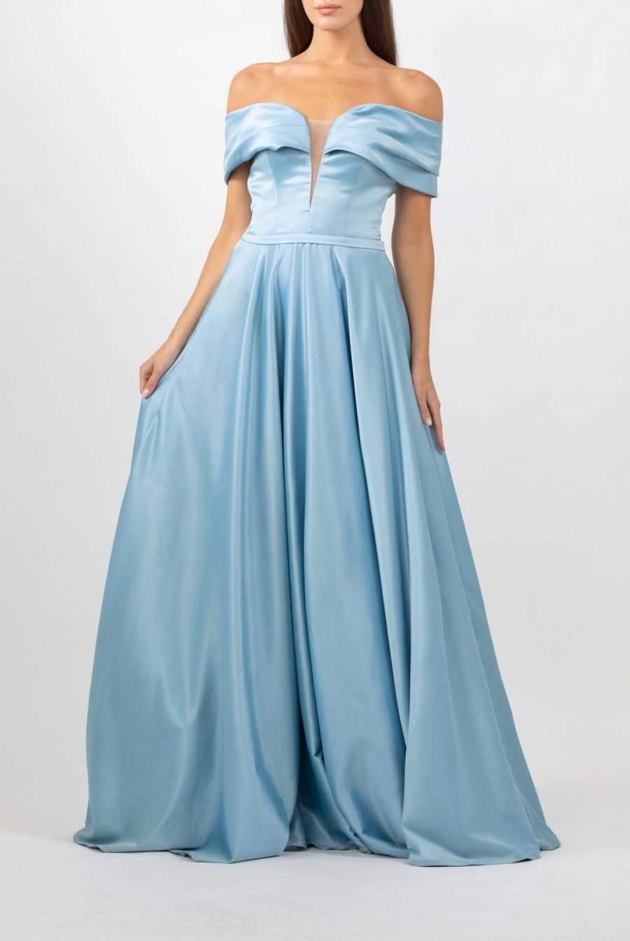 OFF-Shoulder A-Line Evening Dress