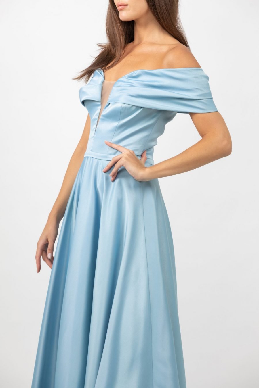 OFF-Shoulder A-Line Evening Dress - Image 3