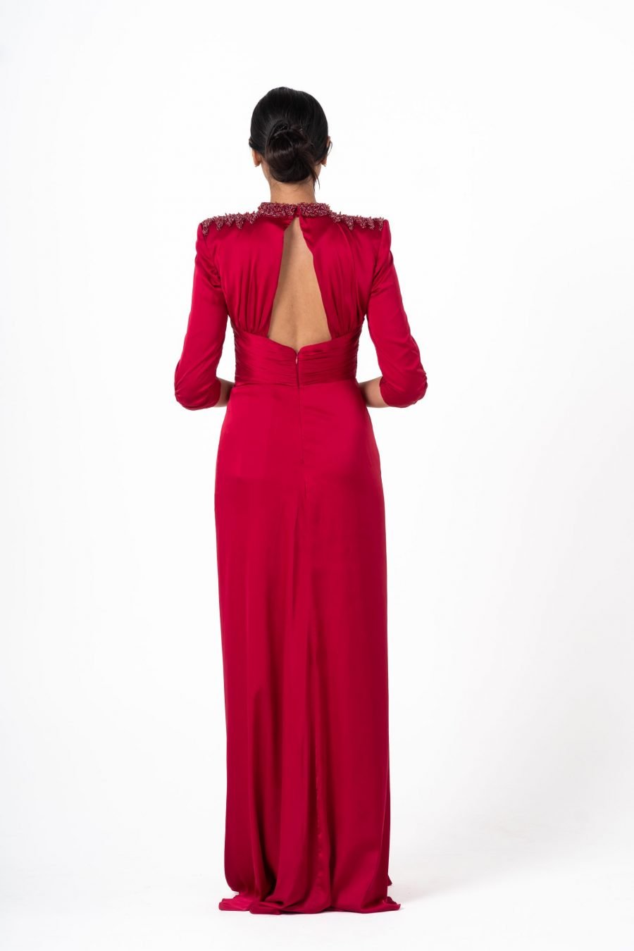Jewel High Knee Evening Dress - Image 8