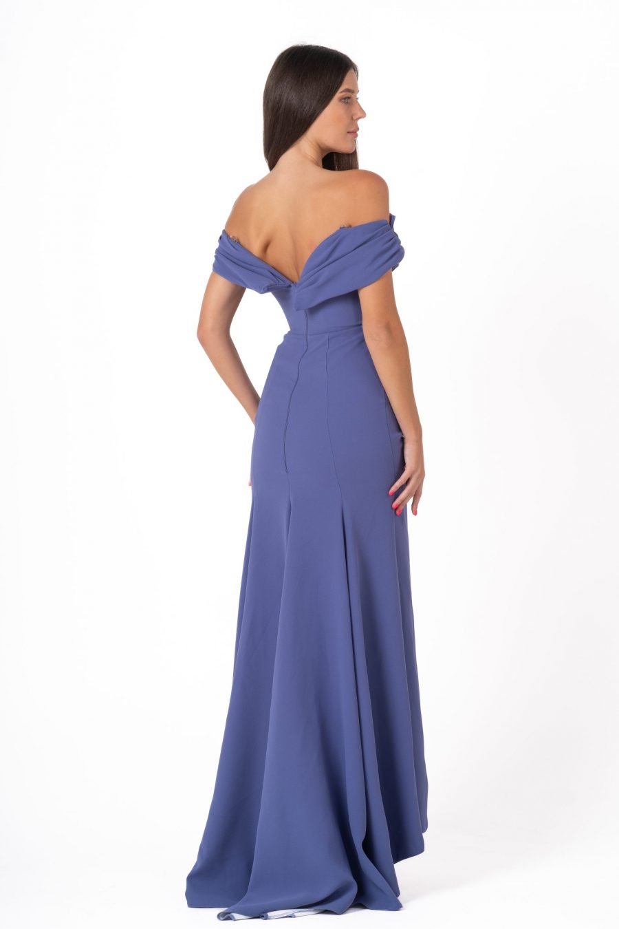Off-Shoulder High Knee Evening Dress - Image 4