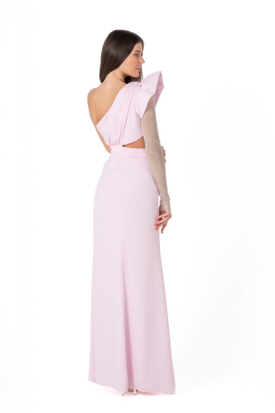 Asymmetric High Knee Evening dress - Image 4