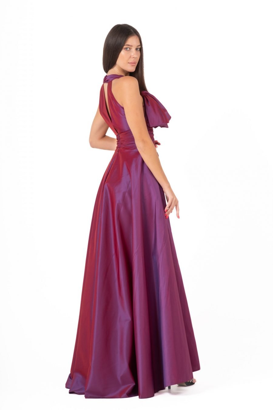 Queen Anne High Knee Evening Dress - Image 7