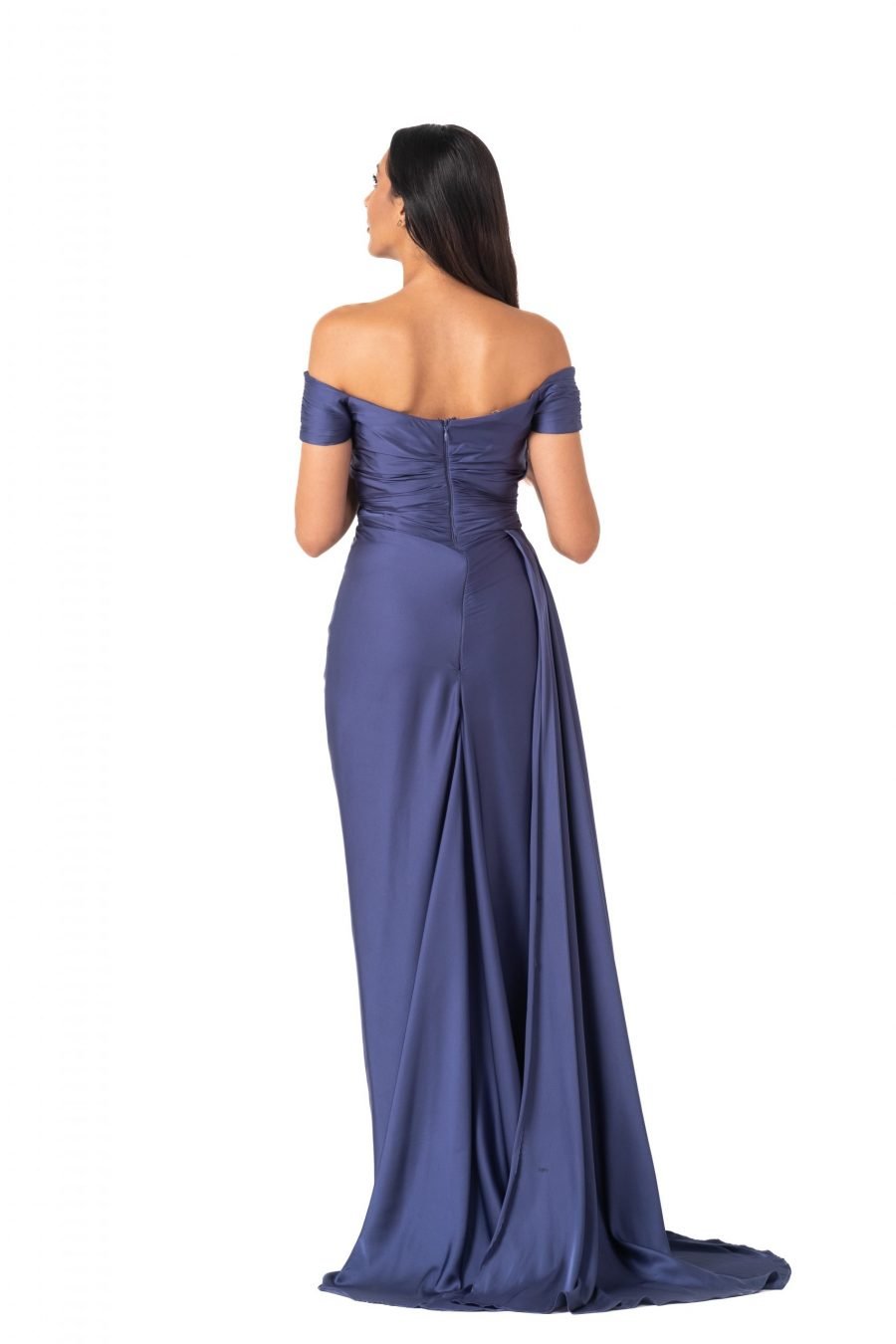 Off-Shoulder High Knee Evening Dress - Image 8