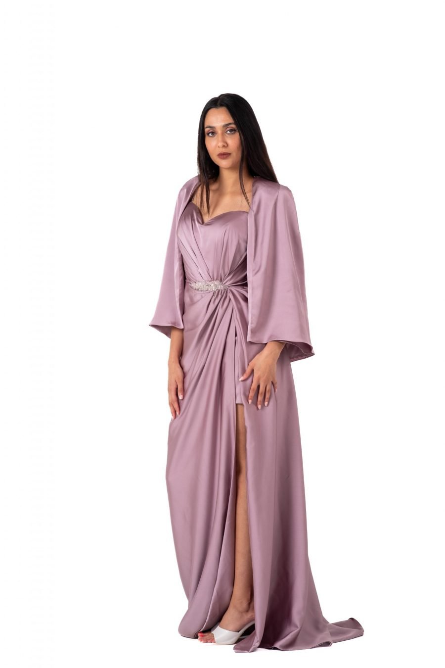 Halter Strap  High Knee Evening Dres - Image 10