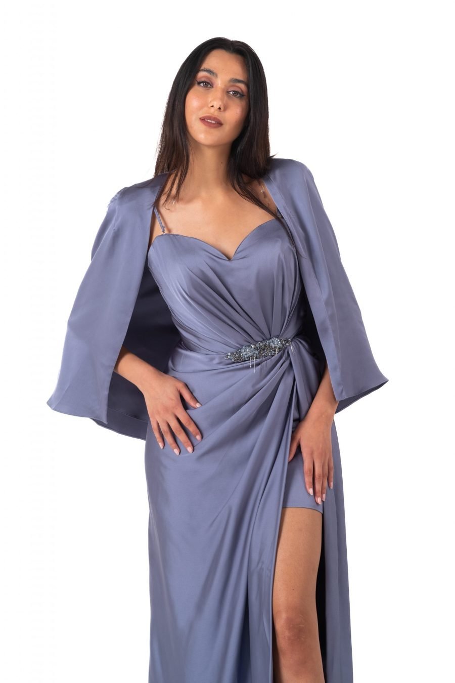 Halter Strap  High Knee Evening Dres - Image 6