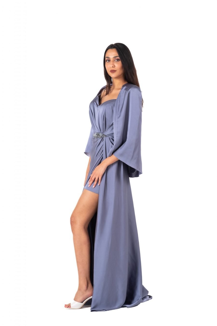 Halter Strap  High Knee Evening Dres - Image 8