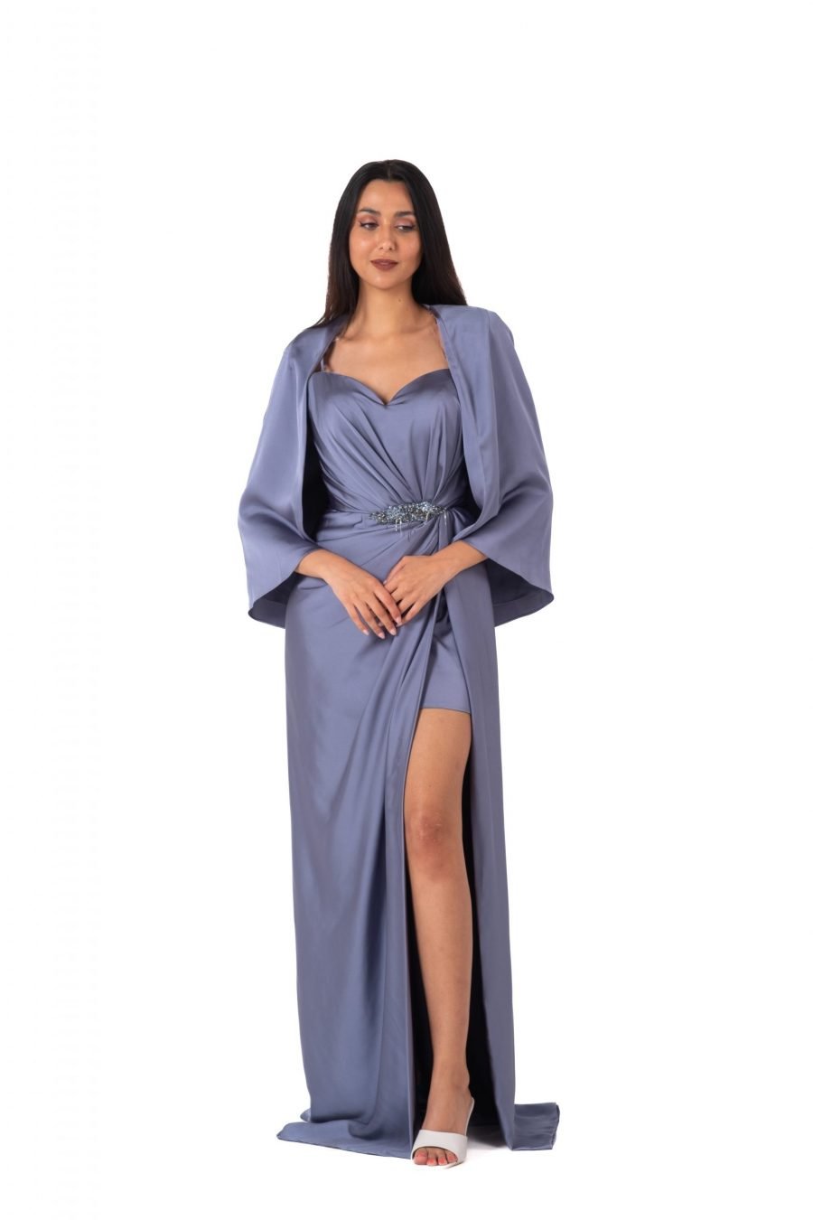 Halter Strap  High Knee Evening Dres - Image 5