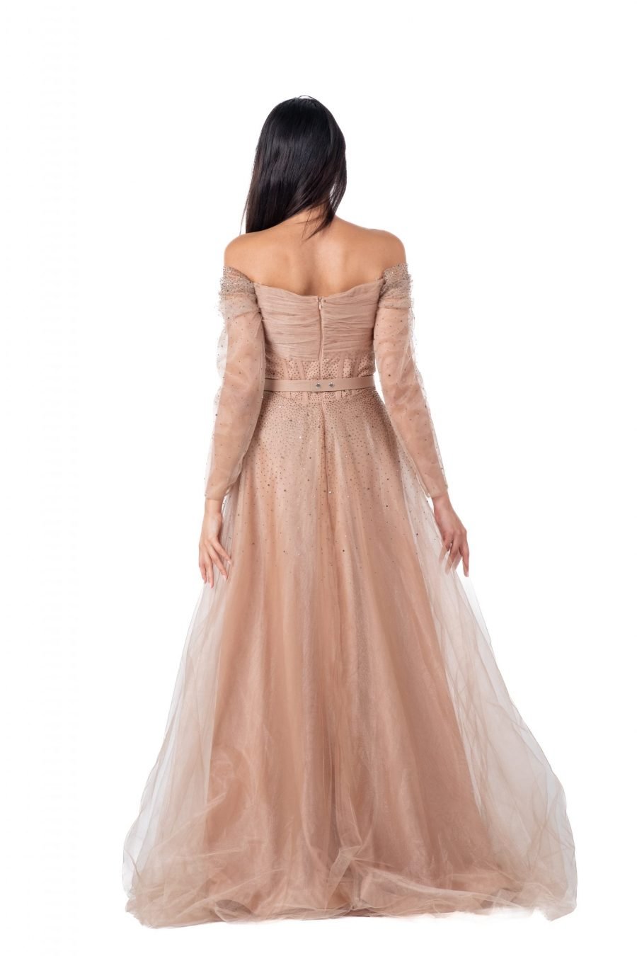 Straight Across Princess Evening Dress - Image 3