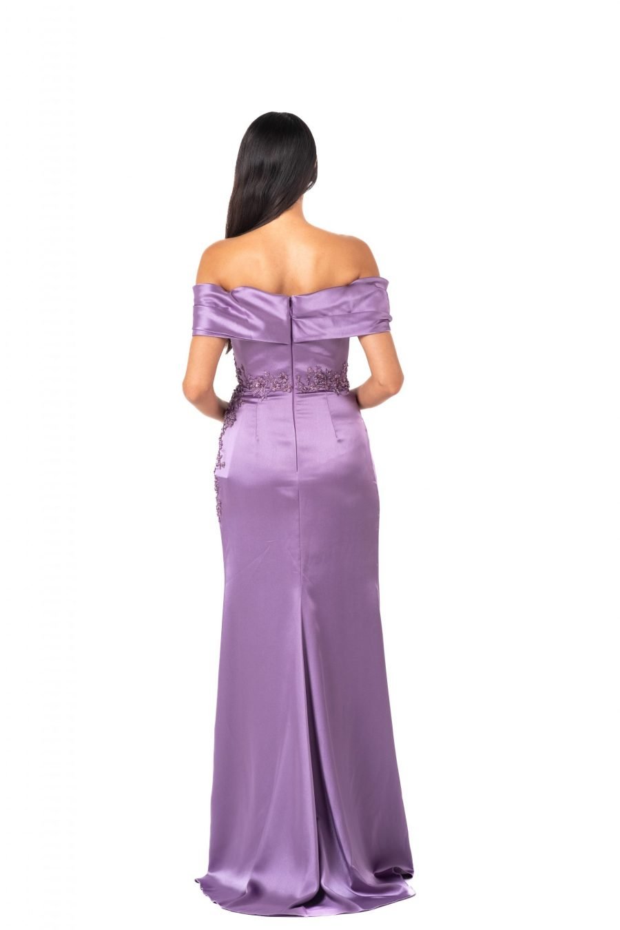 Off-Shoulder High Knee Evening Dress - Image 8