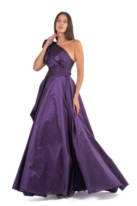 Asymmetric High Knee Princess Evening Dress